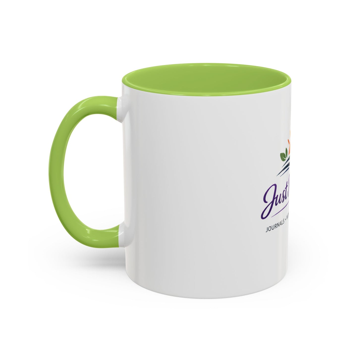Just Myself Wellness Coffee & Tea Mug — Inspirational Accent Mug (11/15oz) - Available in 9 color variants.