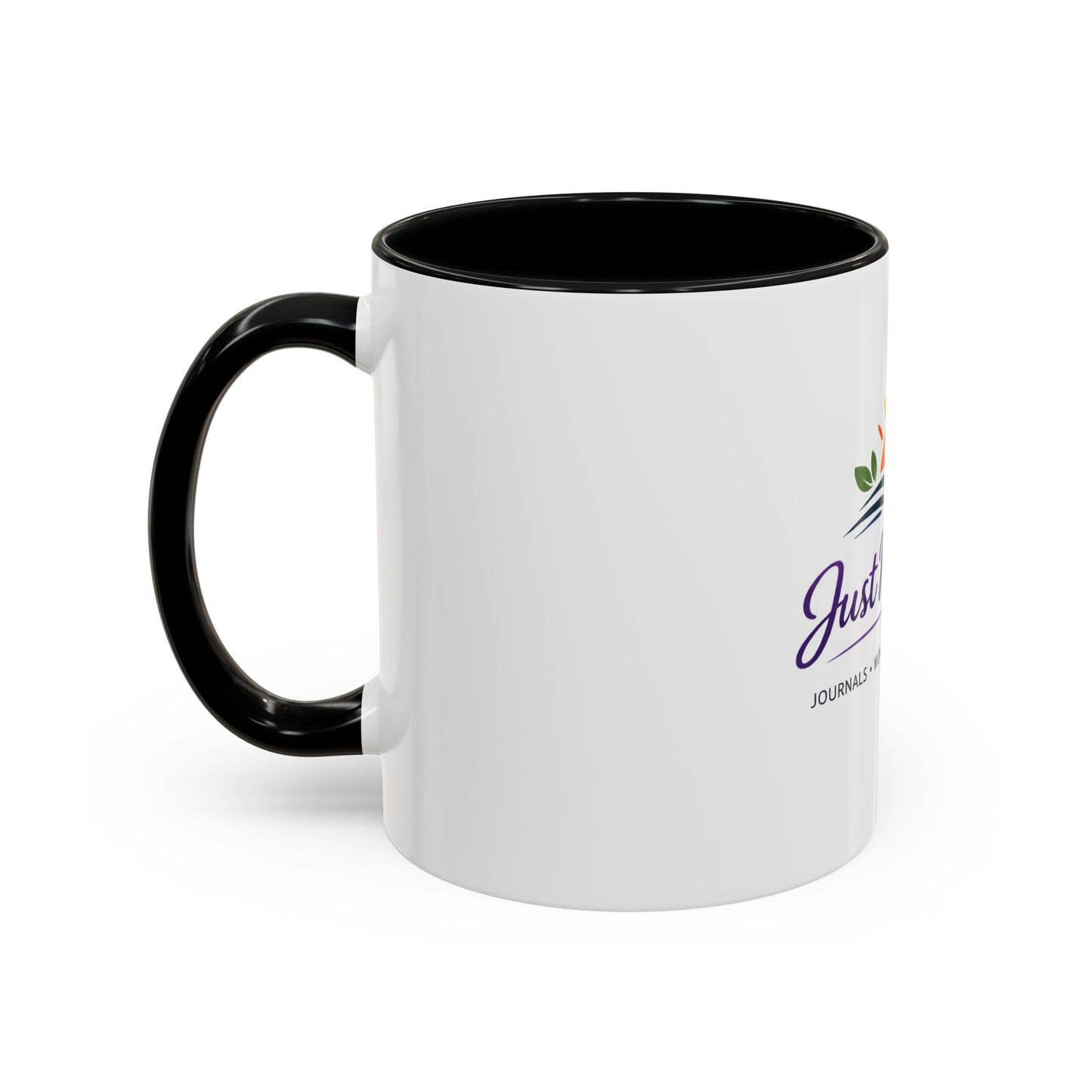 Just Myself Wellness Coffee & Tea Mug — Inspirational Accent Mug (11/15oz) - Available in 9 color variants.