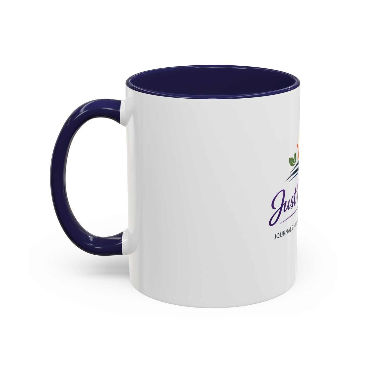 Just Myself Wellness Coffee & Tea Mug — Inspirational Accent Mug (11/15oz) - Available in 9 color variants.