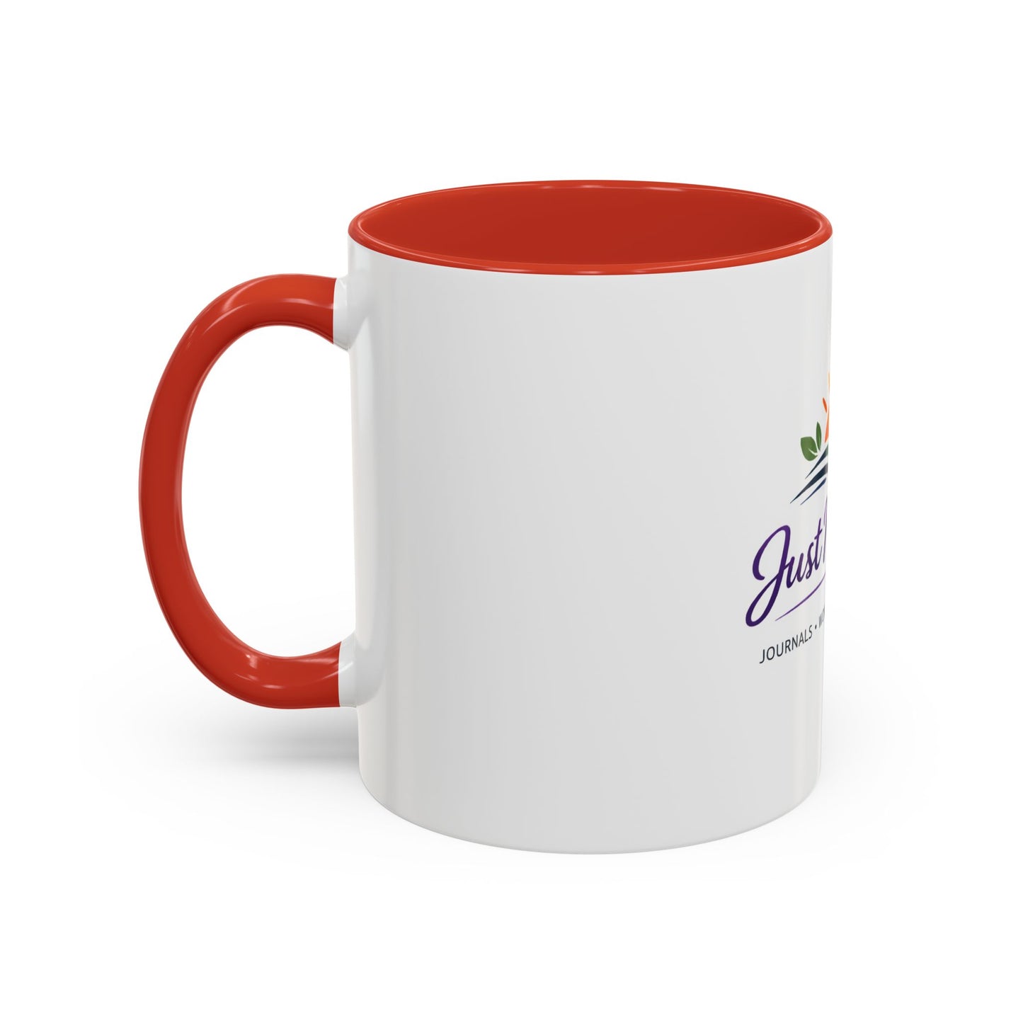 Just Myself Wellness Coffee & Tea Mug — Inspirational Accent Mug (11/15oz) - Available in 9 color variants.