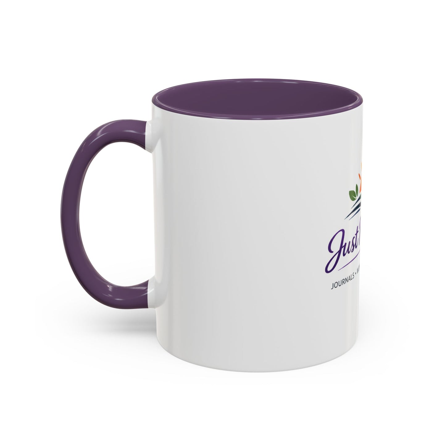 Just Myself Wellness Coffee & Tea Mug — Inspirational Accent Mug (11/15oz) - Available in 9 color variants.