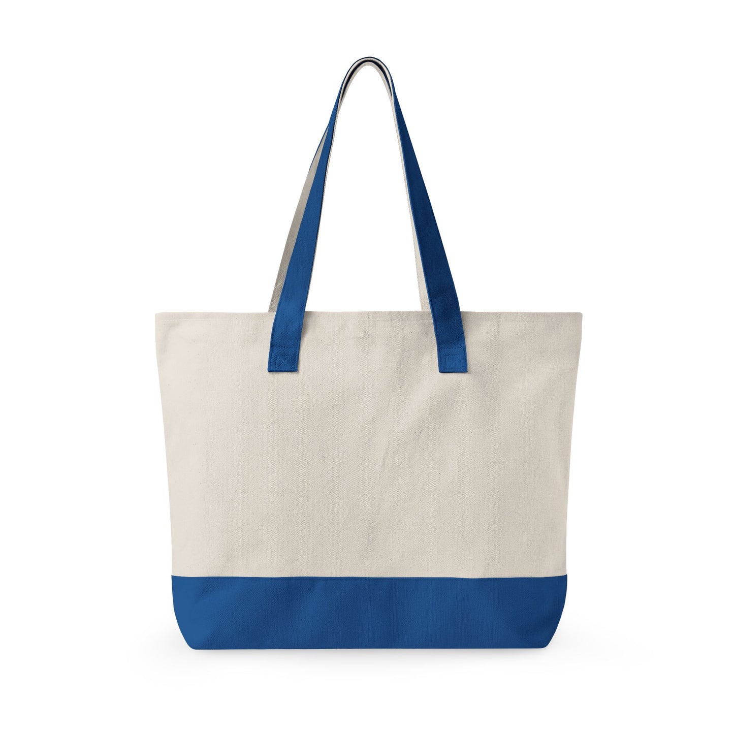 Canvas Tote Bag — "The Analog Est. Before AI" Zippered Market Tote - Available in 6 color variants.